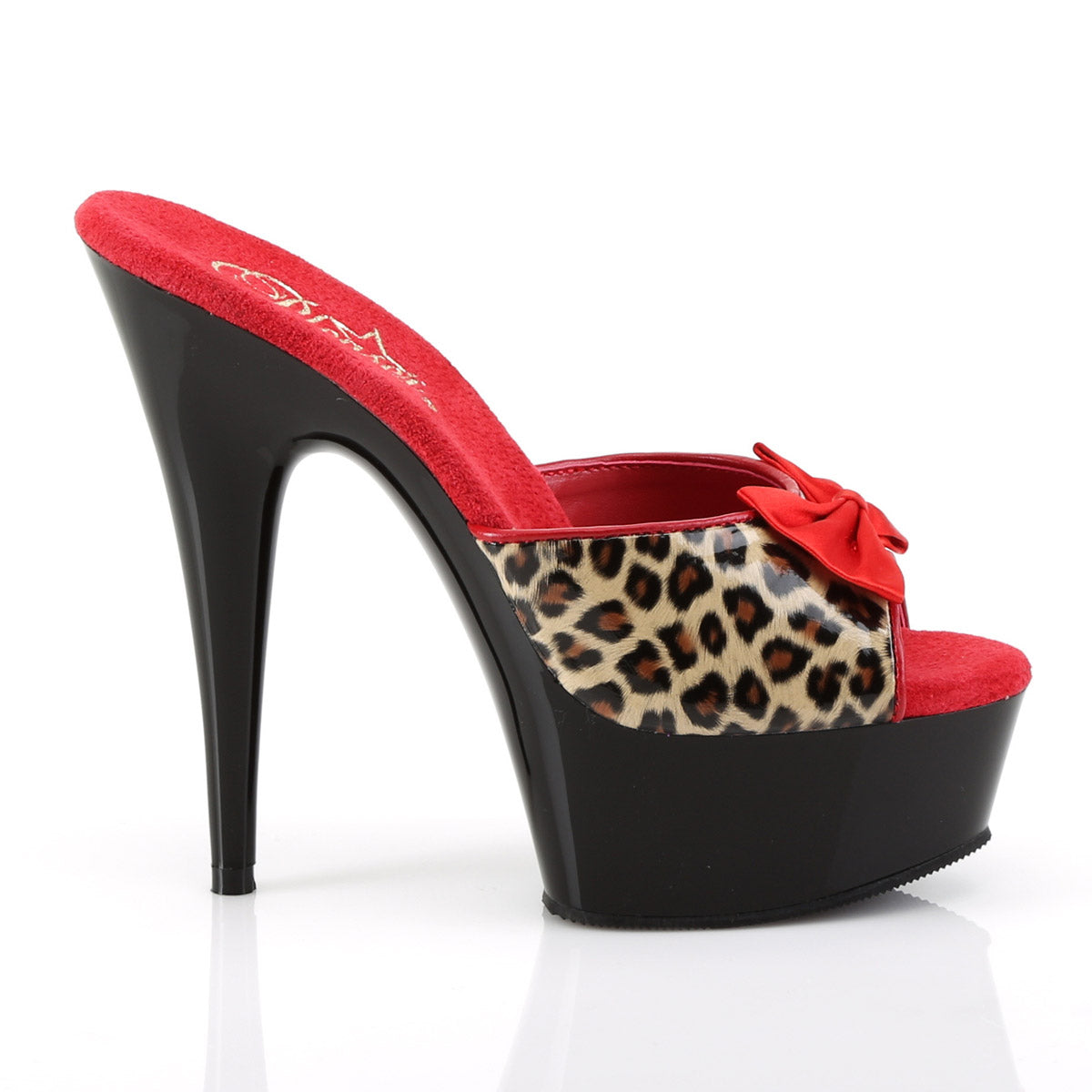 Sexy Two Tone Platform Stiletto Peep Toe Mules High Heels Shoes Pleaser Pleaser DELIGHT/601/6