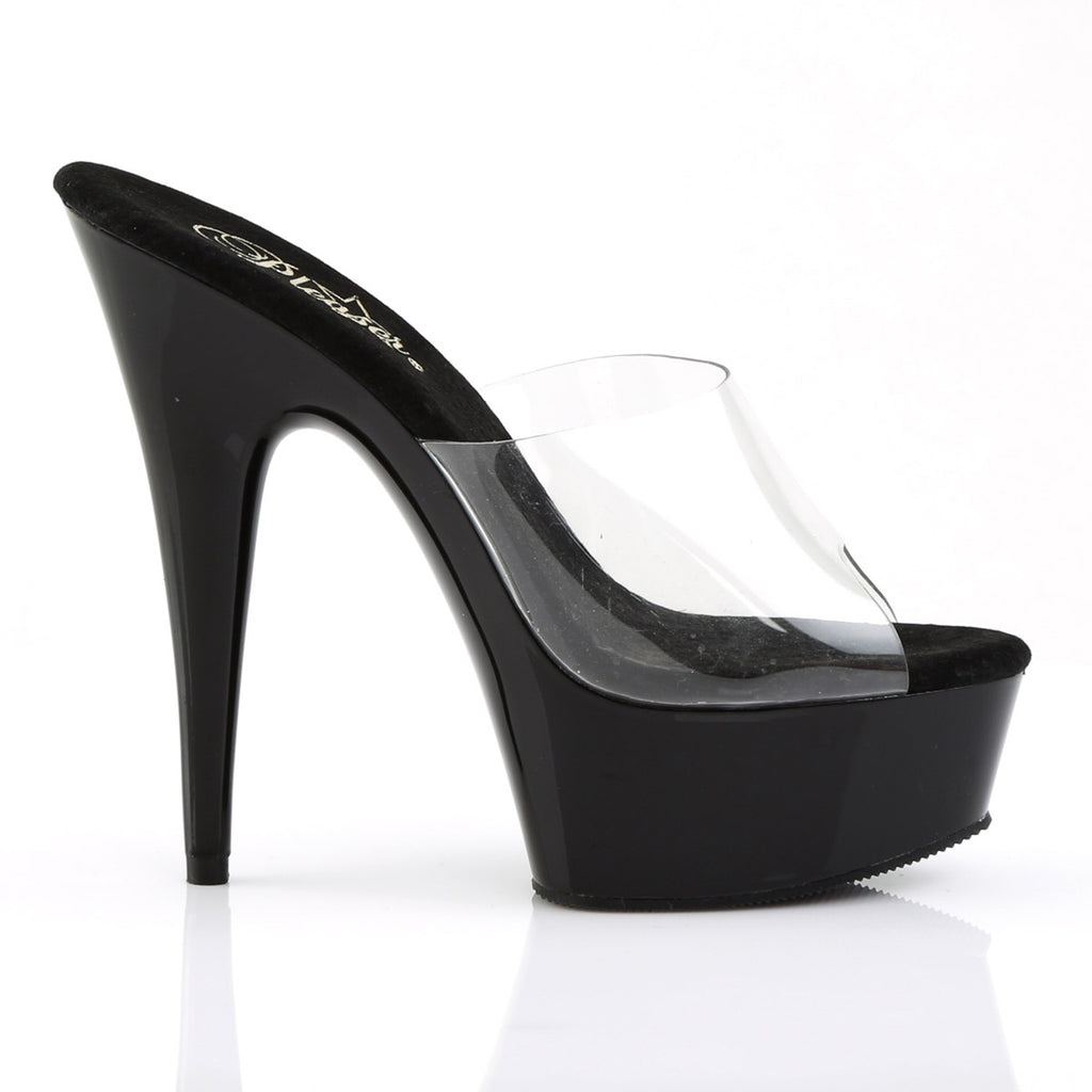 Sexy Slip On Mules Platform Stilettos Stripper High Heels Shoes Pleaser  DELIGHT/601