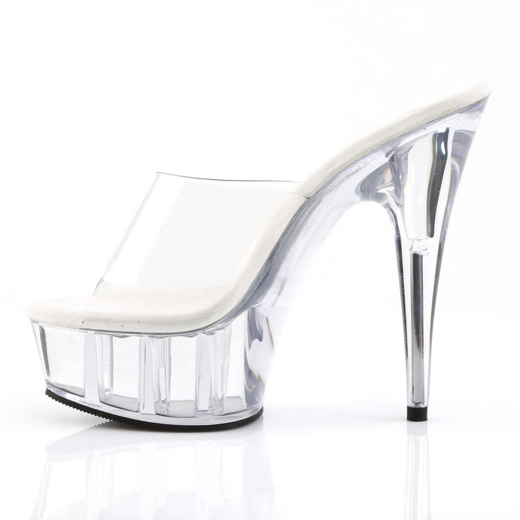 Sexy Slip On Mules Platform Stilettos Stripper High Heels Shoes Pleaser  DELIGHT/601