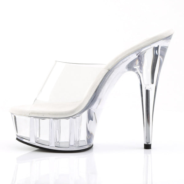 Sexy Slip On Mules Platform Stilettos Stripper High Heels Shoes Pleaser  DELIGHT/601