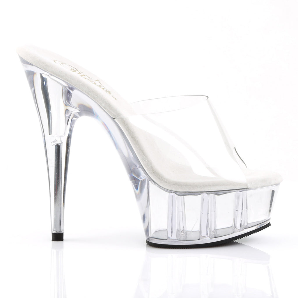 Sexy Slip On Mules Platform Stilettos Stripper High Heels Shoes Pleaser  DELIGHT/601