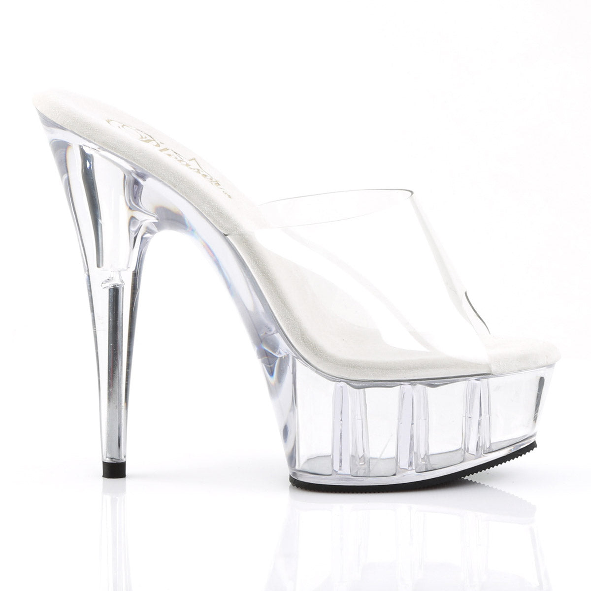 Sexy Slip On Mules Platform Stilettos Stripper High Heels Shoes Pleaser  DELIGHT/601