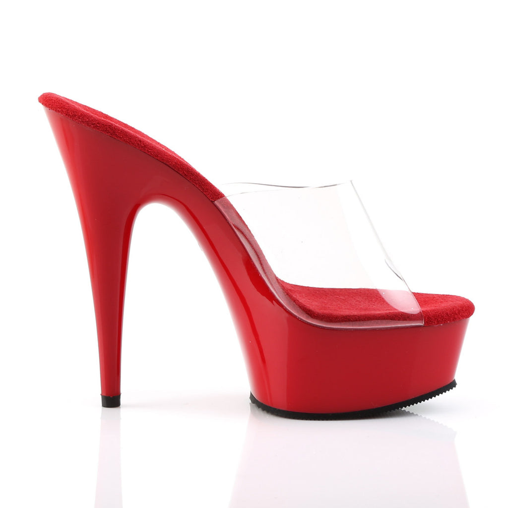 Sexy Slip On Mules Platform Stilettos Stripper High Heels Shoes Pleaser  DELIGHT/601