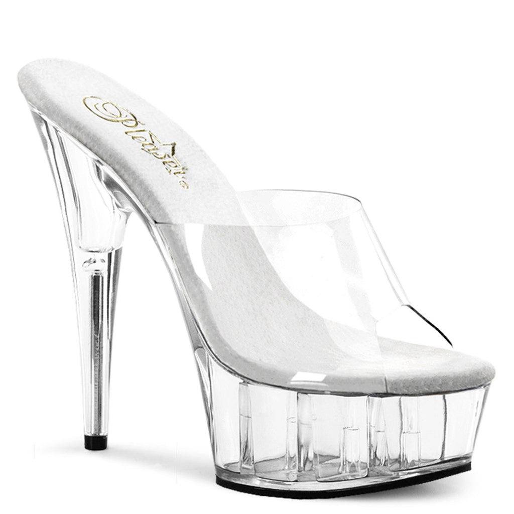 Sexy Slip On Mules Platform Stilettos Stripper High Heels Shoes Pleaser  DELIGHT/601