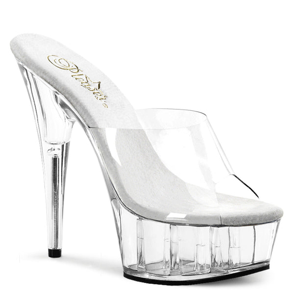 Sexy Slip On Mules Platform Stilettos Stripper High Heels Shoes Pleaser  DELIGHT/601