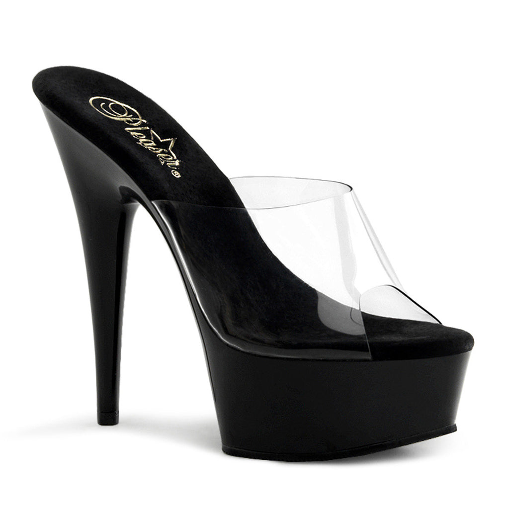 Sexy Slip On Mules Platform Stilettos Stripper High Heels Shoes Pleaser  DELIGHT/601