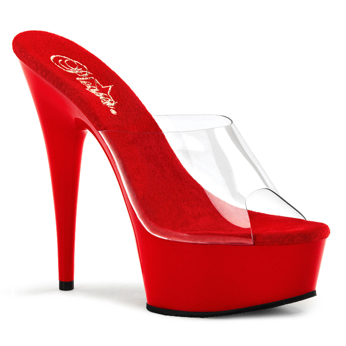 Sexy Slip On Mules Platform Stilettos Stripper High Heels Shoes Pleaser  DELIGHT/601