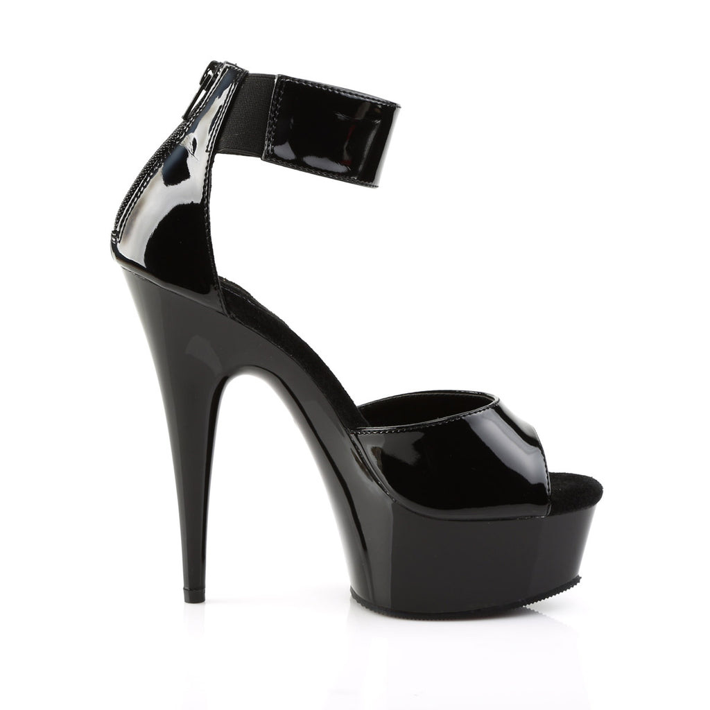 Sexy Ankle Cuff Peep Toe Platform Stiletto Sandals High Heels Shoes Pleaser Pleaser DELIGHT/670/3
