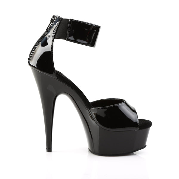 Sexy Ankle Cuff Peep Toe Platform Stiletto Sandals High Heels Shoes Pleaser Pleaser DELIGHT/670/3