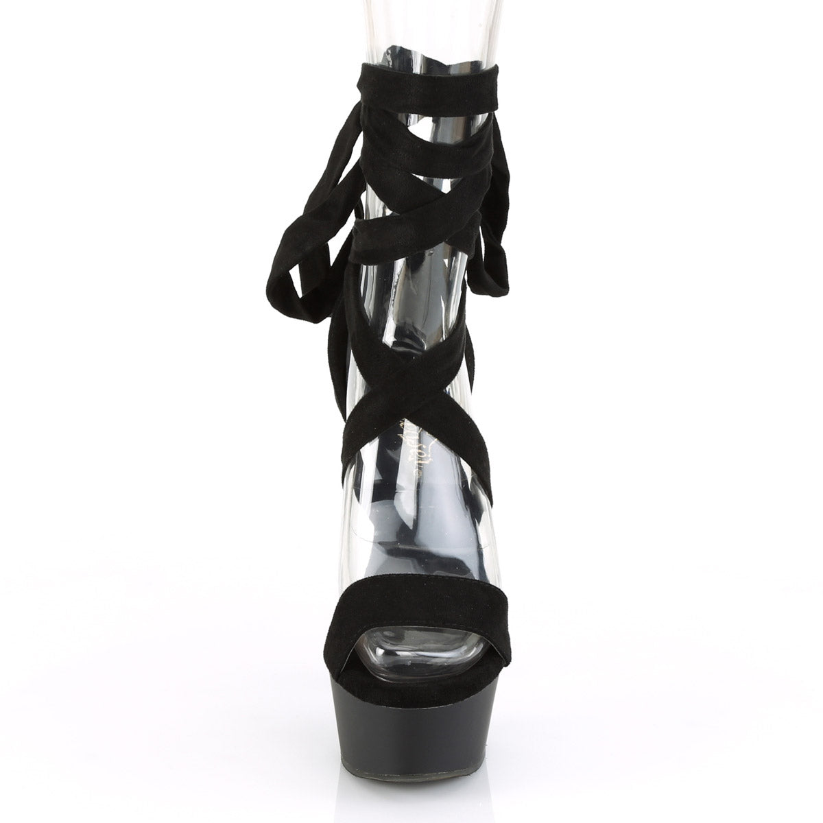 6" Heel, 1 3/4" PF Criss Cross Ankle Wrap Sandal Pleaser Pleaser DELIGHT/671