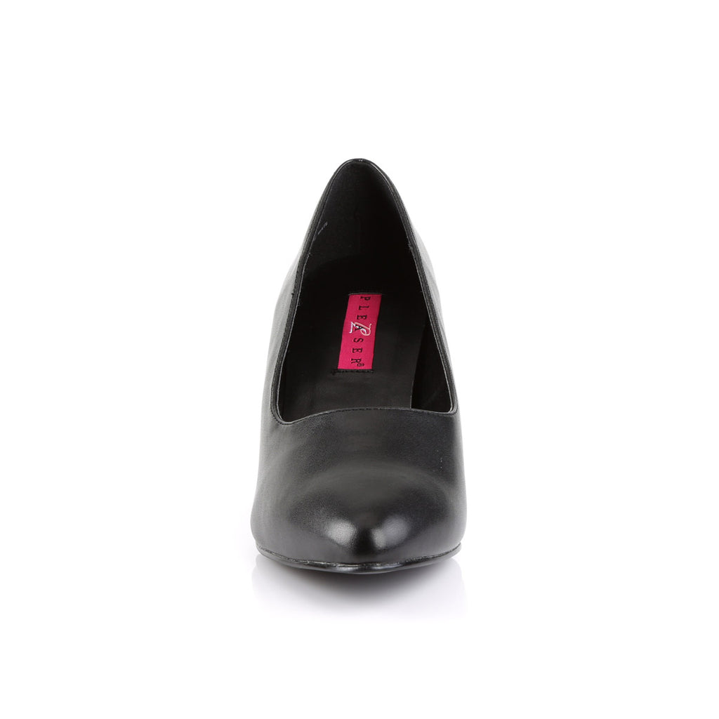 Sexy Classic Business Casual Pointed Toe Pump Block High Heels Shoes Pleaser Pleaser Pink Label DIVINE/420W
