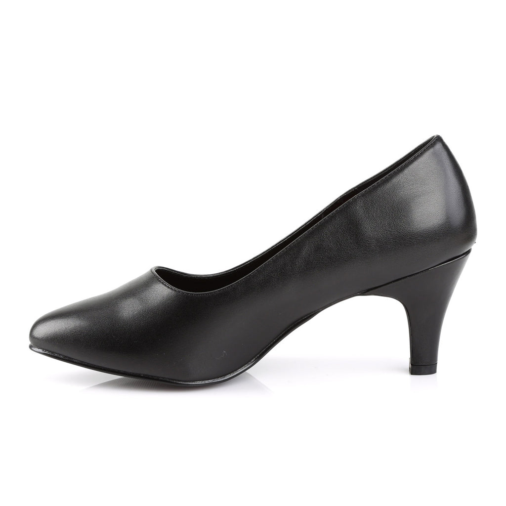 Sexy Classic Business Casual Pointed Toe Pump Block High Heels Shoes Pleaser Pleaser Pink Label DIVINE/420W
