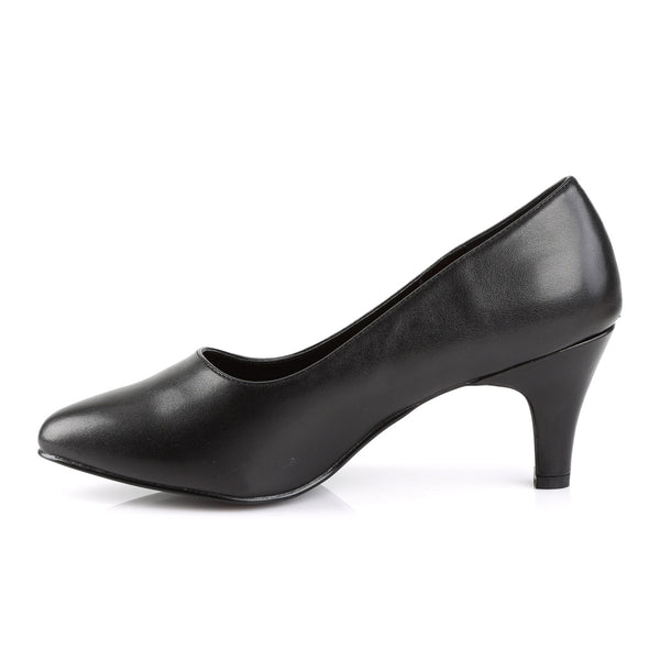 Sexy Classic Business Casual Pointed Toe Pump Block High Heels Shoes Pleaser Pleaser Pink Label DIVINE/420W