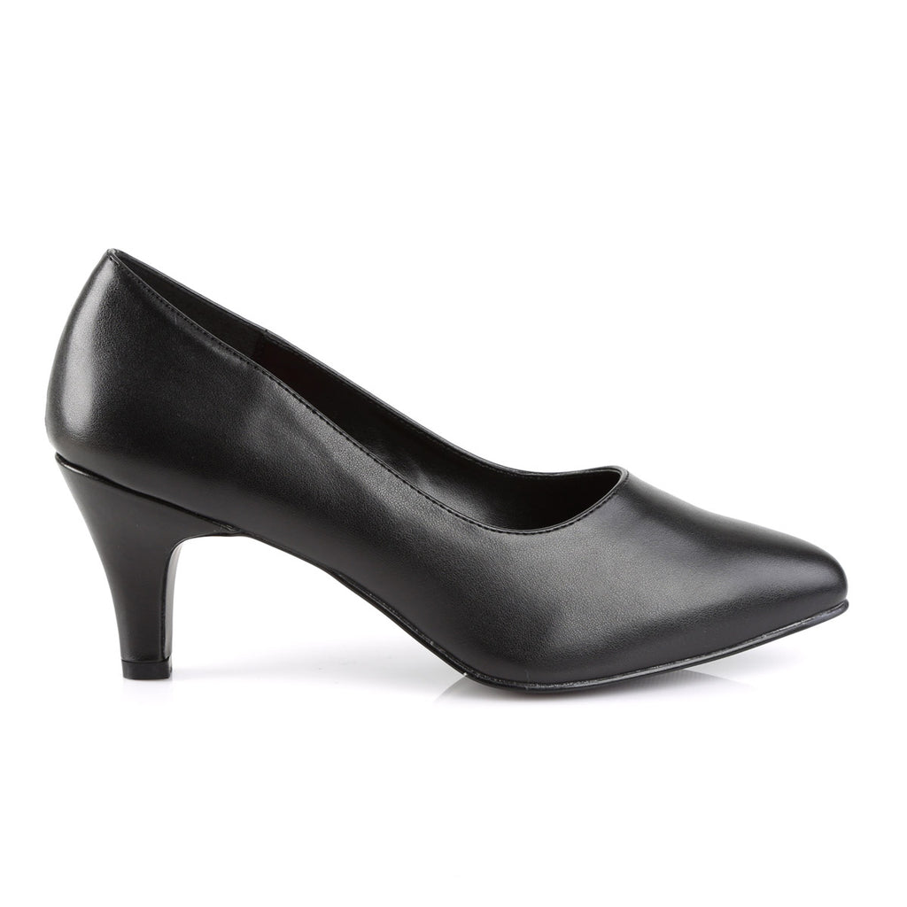 Sexy Classic Business Casual Pointed Toe Pump Block High Heels Shoes Pleaser Pleaser Pink Label DIVINE/420W