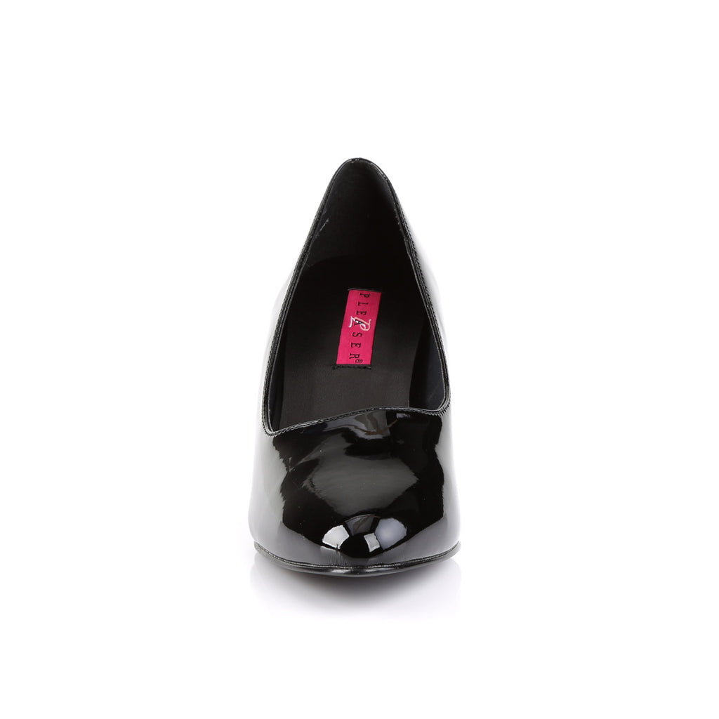 Sexy Classic Business Casual Pointed Toe Pump Block High Heels Shoes Pleaser Pleaser Pink Label DIVINE/420W