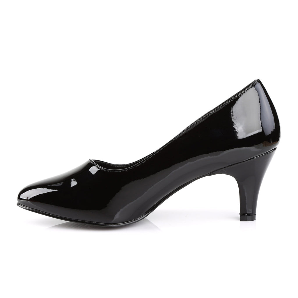 Sexy Classic Business Casual Pointed Toe Pump Block High Heels Shoes Pleaser Pleaser Pink Label DIVINE/420W