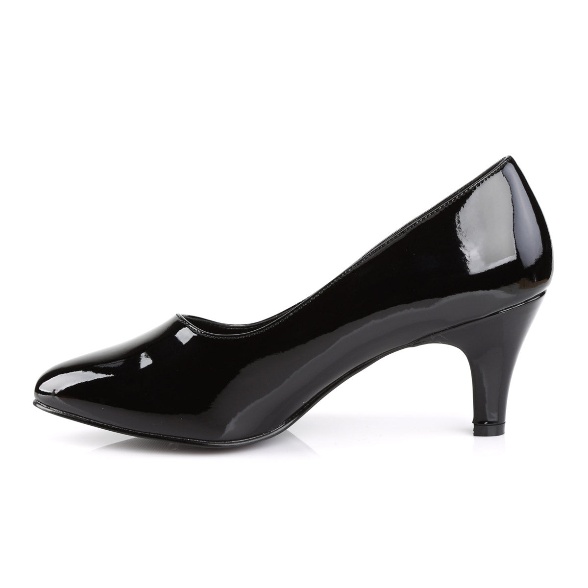 Sexy Classic Business Casual Pointed Toe Pump Block High Heels Shoes Pleaser Pleaser Pink Label DIVINE/420W