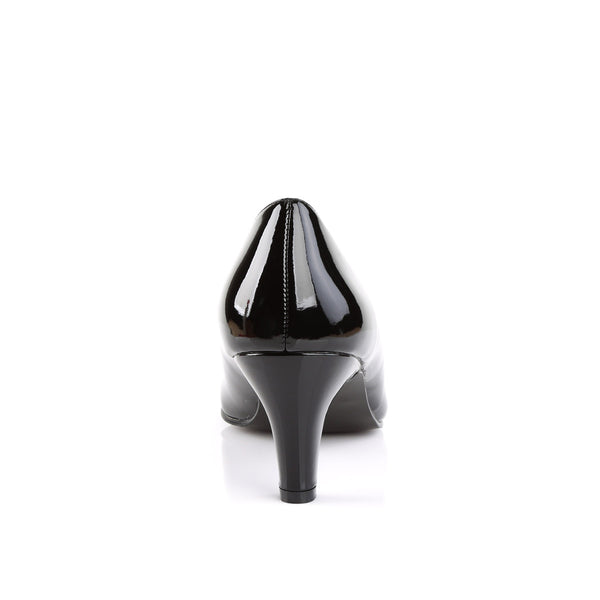 Sexy Classic Business Casual Pointed Toe Pump Block High Heels Shoes Pleaser Pleaser Pink Label DIVINE/420W