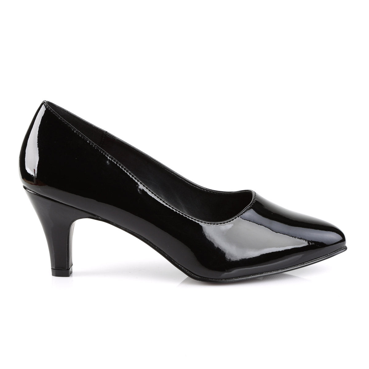 Sexy Classic Business Casual Pointed Toe Pump Block High Heels Shoes Pleaser Pleaser Pink Label DIVINE/420W