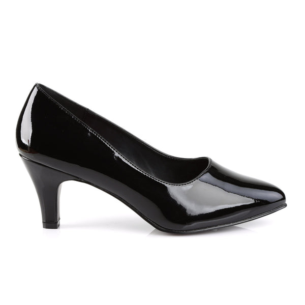 Sexy Classic Business Casual Pointed Toe Pump Block High Heels Shoes Pleaser Pleaser Pink Label DIVINE/420W
