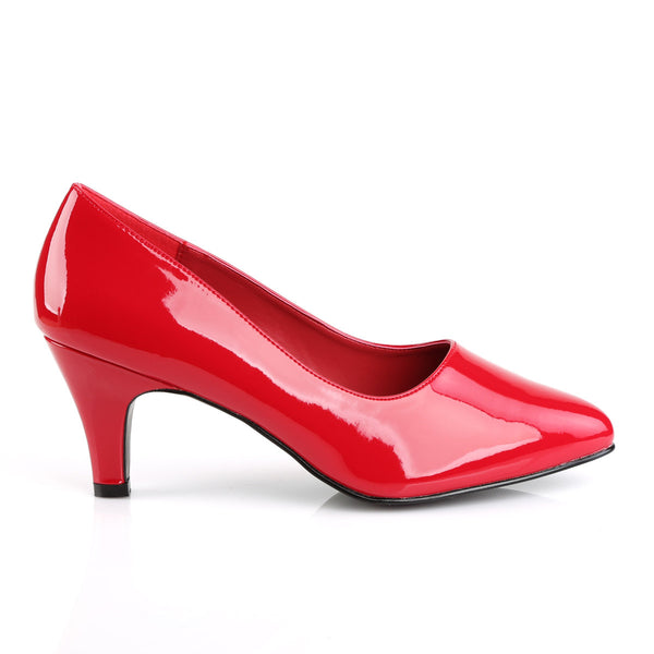 Sexy Classic Business Casual Pointed Toe Pump Block High Heels Shoes Pleaser Pleaser Pink Label DIVINE/420W