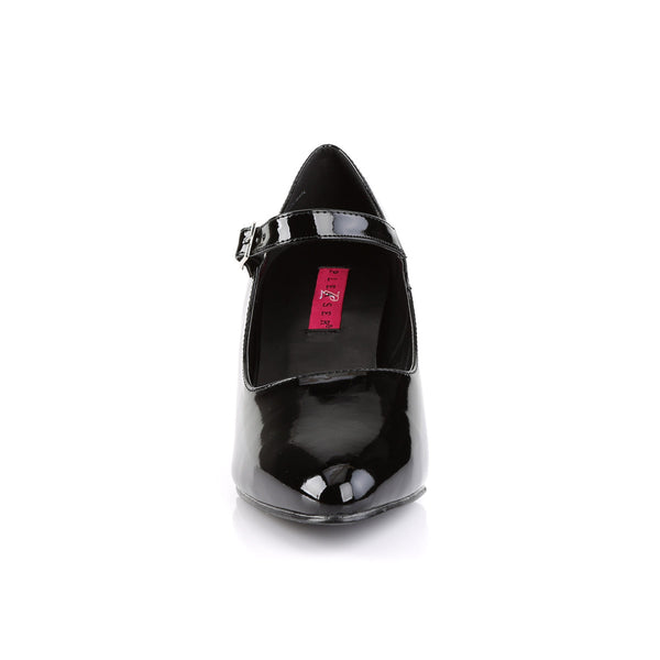 Classic D'Orsay Mary Jane Pumps Pointed Toe Block High Heels Shoes Pleaser Pleaser Pink Label DIVINE/440