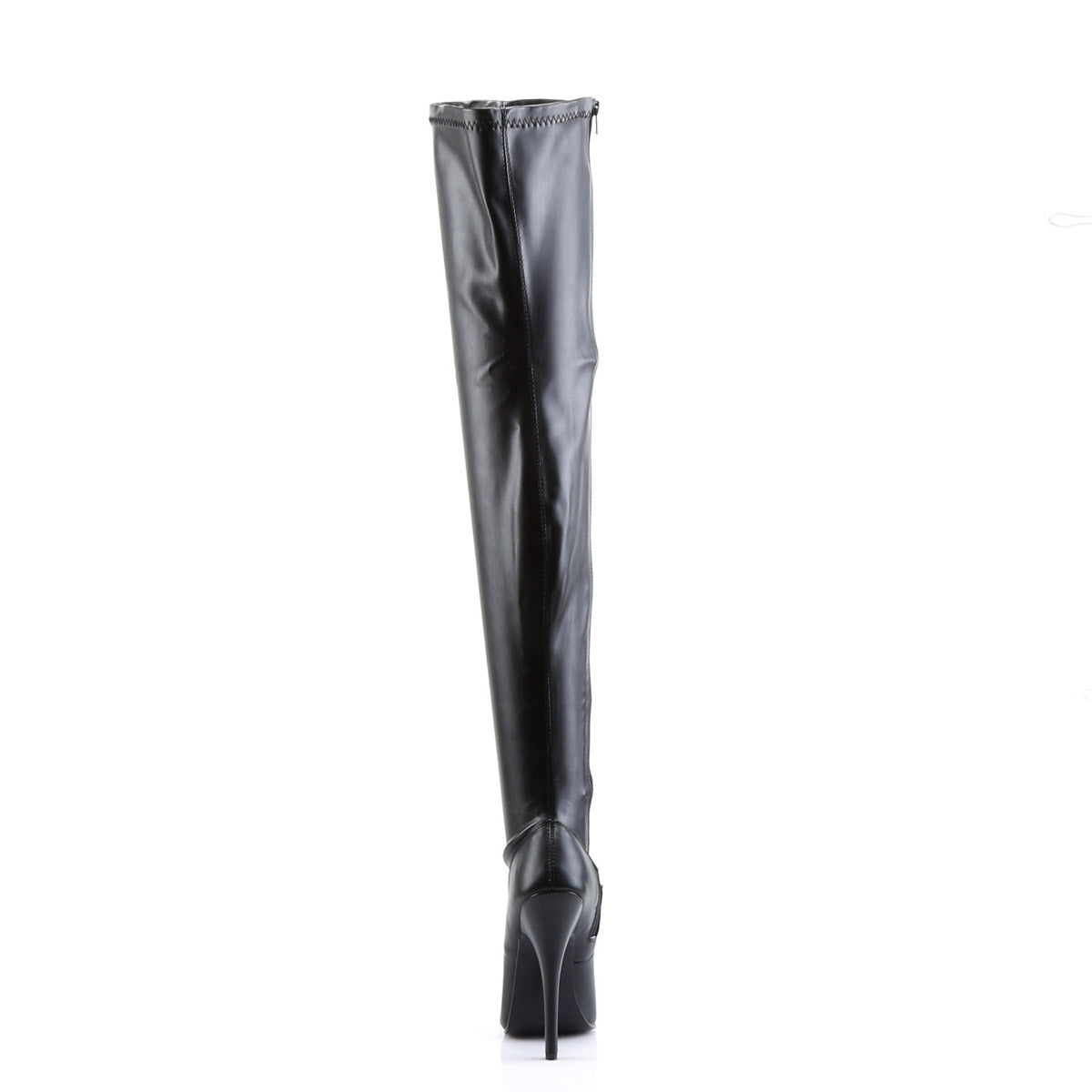 Sexy Zipper Side Stretch Thigh High Stiletto Heel Boots Shoes Pleaser Devious DOMINA/3000