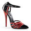 Two Tone Pointed Toe D'Orsay Ankle Strap Stiletto High Heels Shoes Pleaser Devious DOMINA/412
