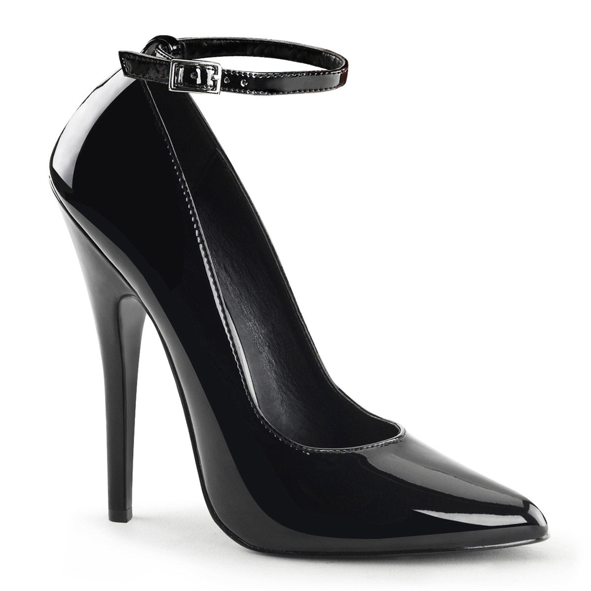 Sexy Pointed Toe Ankle Strap Stiletto Pump Extreme High Heels Shoes Pleaser Devious DOMINA/431 Main image