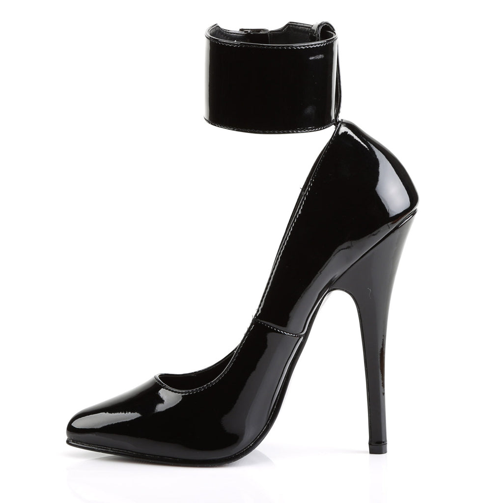 Sexy Interchangeable Ankle Cuffs Stiletto Pump High Heels Shoes Pleaser Devious DOMINA/434