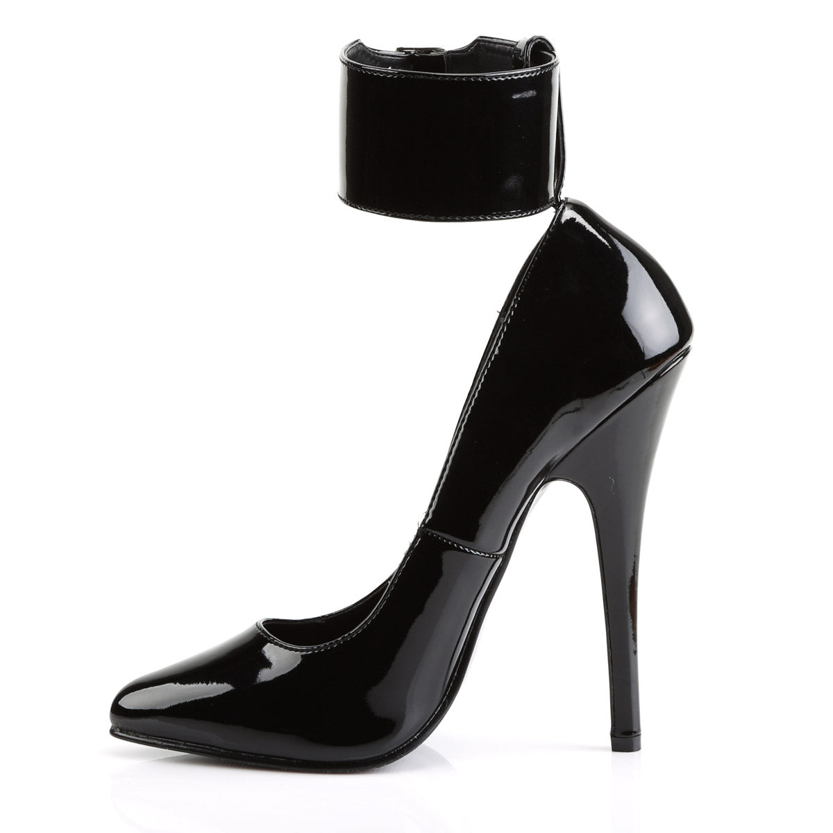 Sexy Interchangeable Ankle Cuffs Stiletto Pump High Heels Shoes Pleaser Devious DOMINA/434
