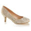 2 1/2" Kitten Heel, Pump Embellished W/rs Pleaser Fabulicious DORIS/06