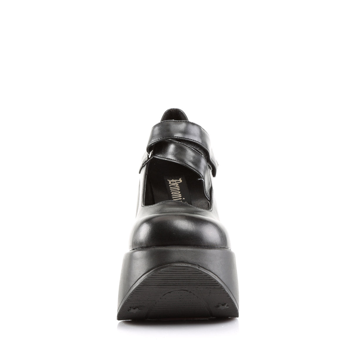Demonia Goth Punk Lolita Star Cutout Platform Mary Jane High Heels Shoes DYNAMITE/03 Secondary image