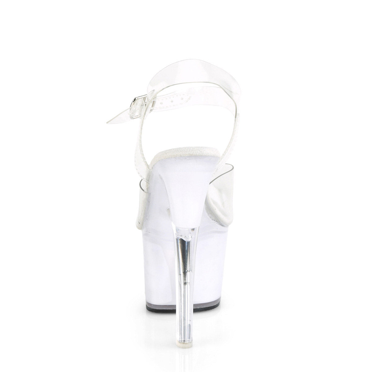 7" Heel, 2 3/4" PF LED Illuminated Ankle Strap Sandal Pleaser Pleaser ECHOLITE/708