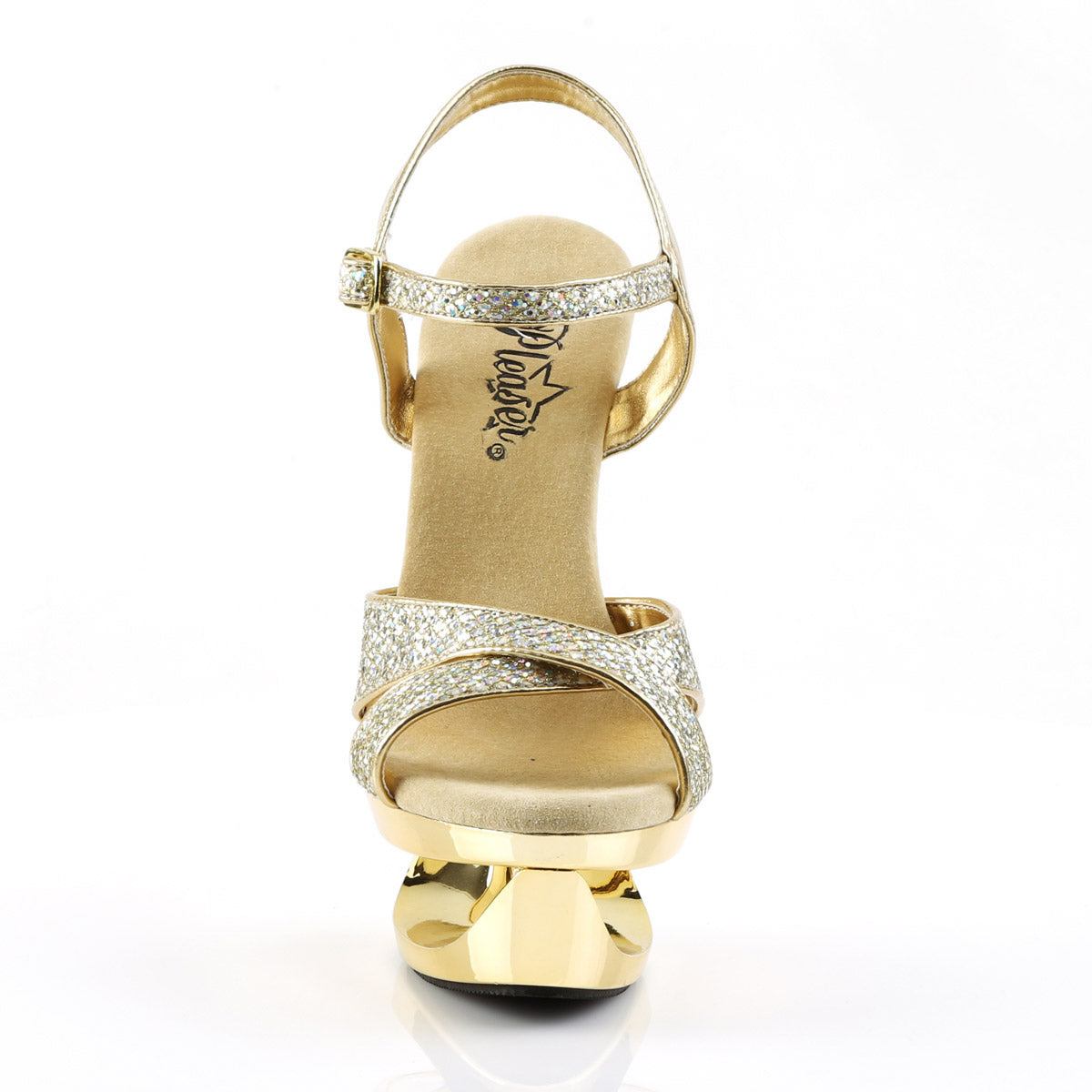 Sexy Cutout Platform Rhinestone Straps Stiletto High Heels Shoes Pleaser Pleaser ECLIPSE/619G