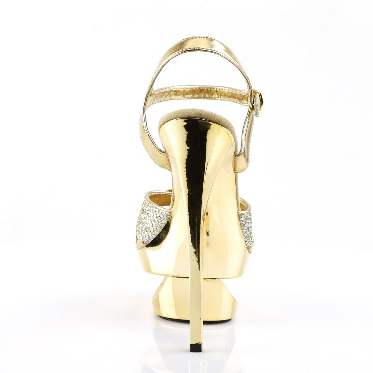 Sexy Cutout Platform Rhinestone Straps Stiletto High Heels Shoes Pleaser Pleaser ECLIPSE/619G