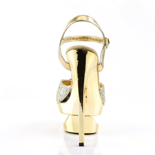 Sexy Cutout Platform Rhinestone Straps Stiletto High Heels Shoes Pleaser Pleaser ECLIPSE/619G