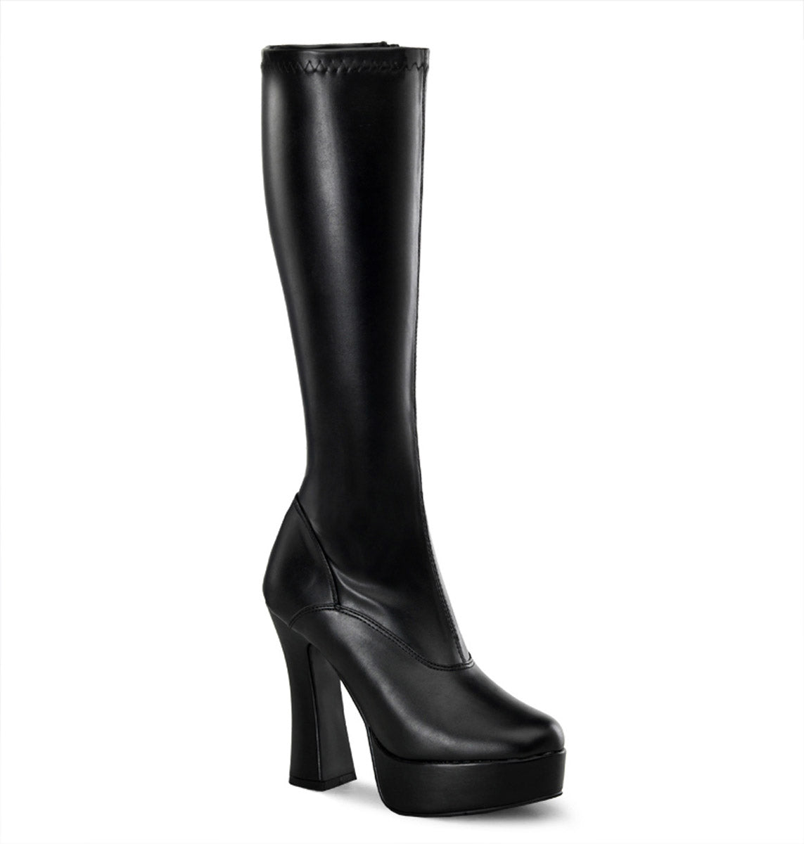 Sexy Platform Knee High Full Side Zipper High Heel Boots Shoes Pleaser Pleaser ELECTRA/2000Z Main image