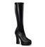 Sexy Platform Knee High Full Side Zipper High Heel Boots Shoes Pleaser Pleaser ELECTRA/2000Z
