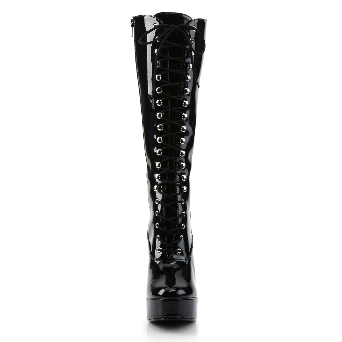 Sexy Lace Up Knee High Platforms Full Side Zipper Heel Boots Shoes Pleaser  ELECTRA/2020