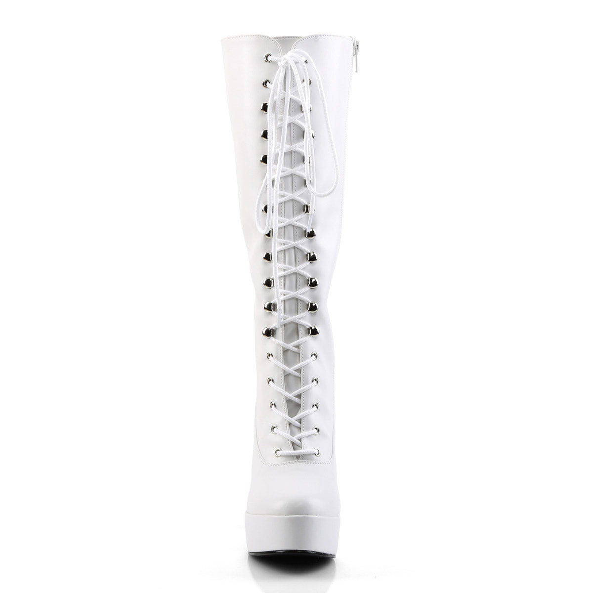 Sexy Lace Up Knee High Platforms Full Side Zipper Heel Boots Shoes Pleaser  ELECTRA/2020