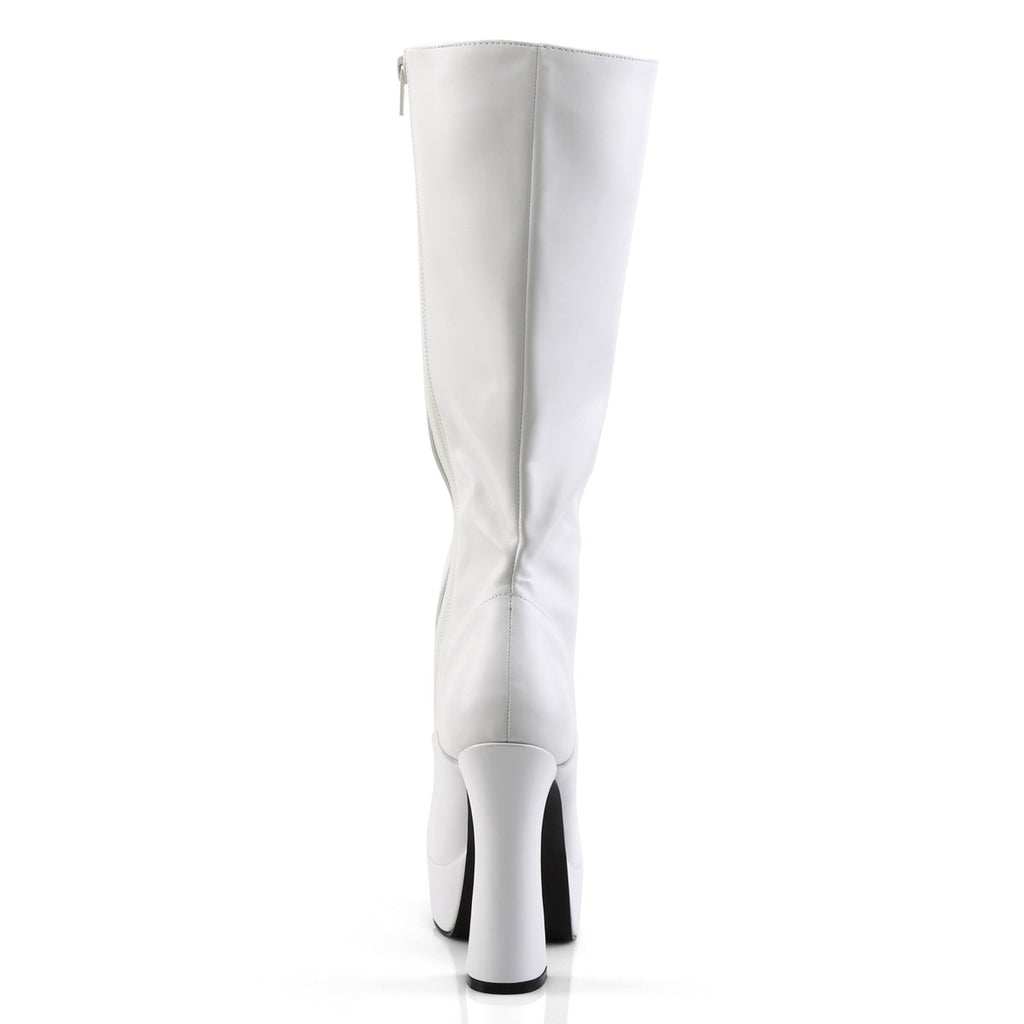 Sexy Lace Up Knee High Platforms Full Side Zipper Heel Boots Shoes Pleaser  ELECTRA/2020