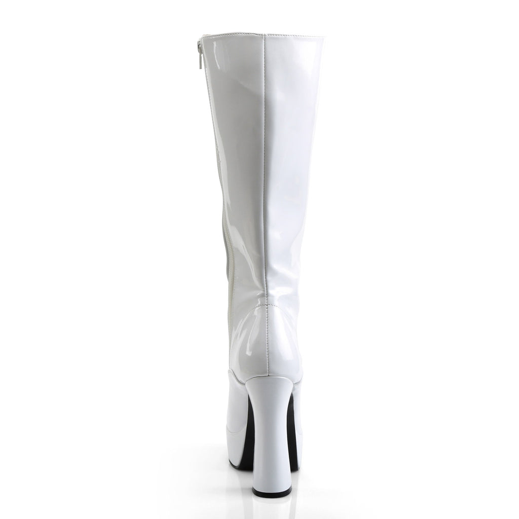 Sexy Lace Up Knee High Platforms Full Side Zipper Heel Boots Shoes Pleaser  ELECTRA/2020