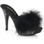 4 1/2" Heel, 1" Pf Marabou Fur Slipper Pleaser Fabulicious ELEGANT/401F