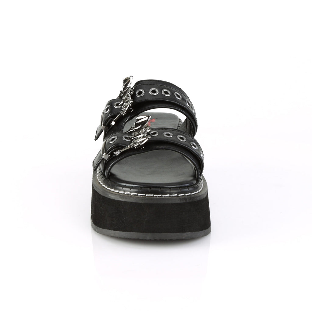 2" Platform Double Strap Slide Sandal Pleaser Demonia EMILY/100