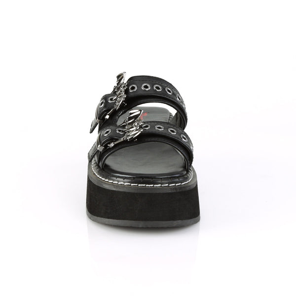2" Platform Double Strap Slide Sandal Pleaser Demonia EMILY/100