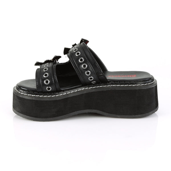 2" Platform Double Strap Slide Sandal Pleaser Demonia EMILY/100