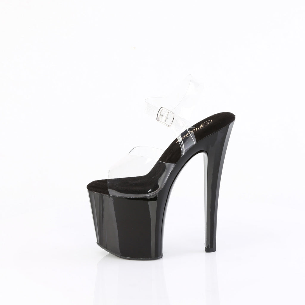 7 1/2" Heel, 3 1/2" Pf Ankle Strap Sandal Pleaser Pleaser ENCHANT/708