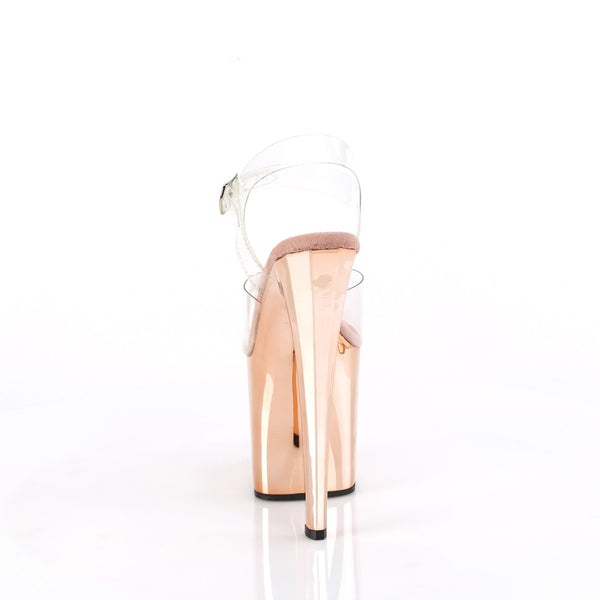 7 1/2" Heel, 3 1/2" Pf Ankle Strap Sandal Pleaser Pleaser ENCHANT/708