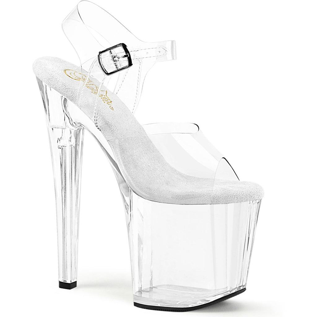 7 1/2" Heel, 3 1/2" Pf Ankle Strap Sandal Pleaser Pleaser ENCHANT/708